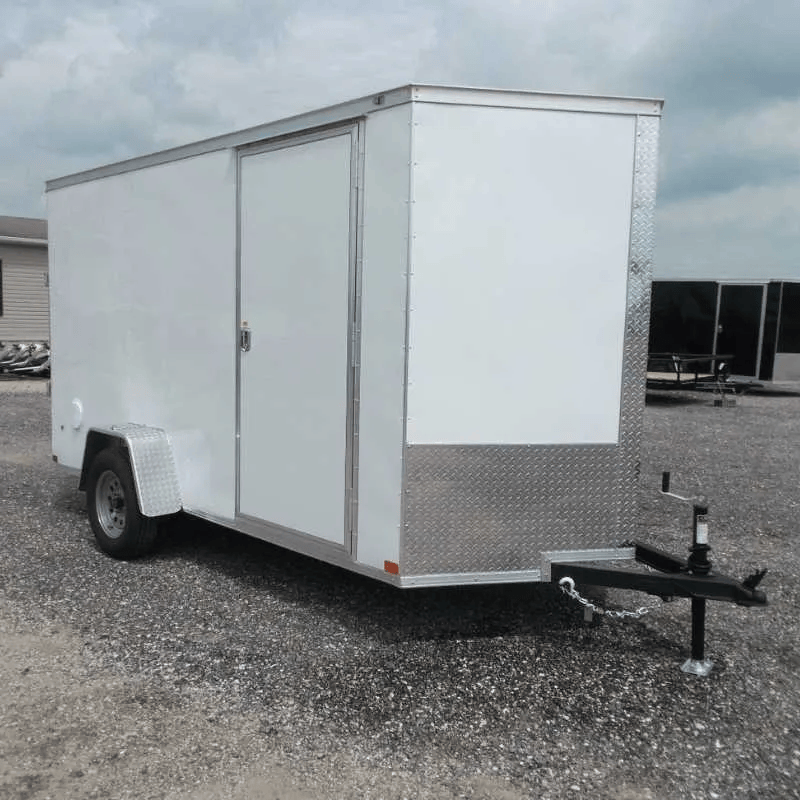 The New 6 x 12 Enclosed Cargo Trailer by Make My Trailer Features Updated Configurations and Custom Options