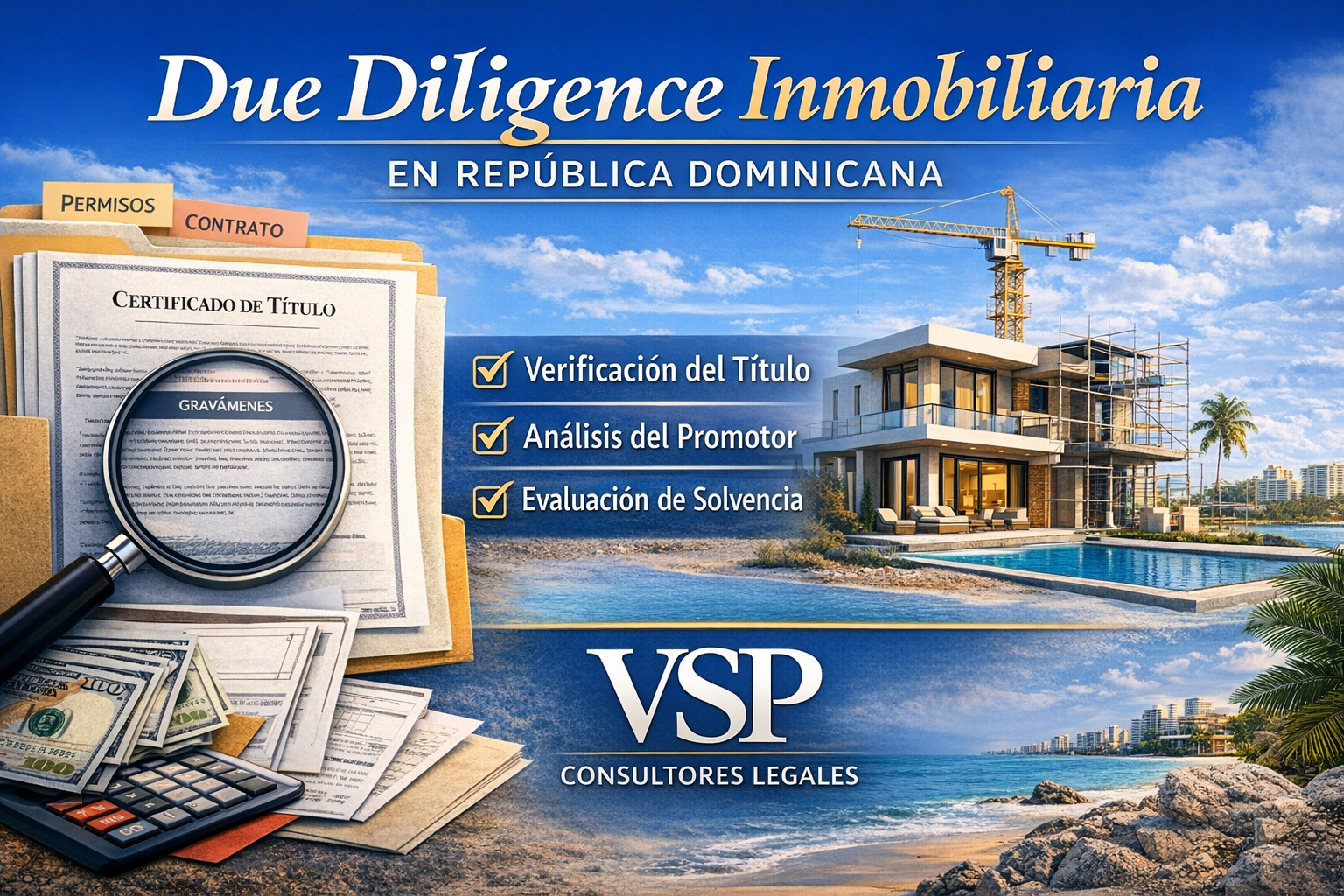 VSP Consultores Legales Lanza Servicio Integral de ‘Due Diligence’ Inmobiliaria en la República Dominicana