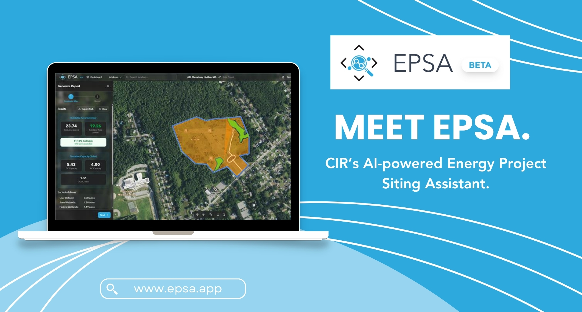 Cleantech Industry Resources (CIR) Launches EPSA, the AI Platform Redefining Energy Project Siting and Diligence